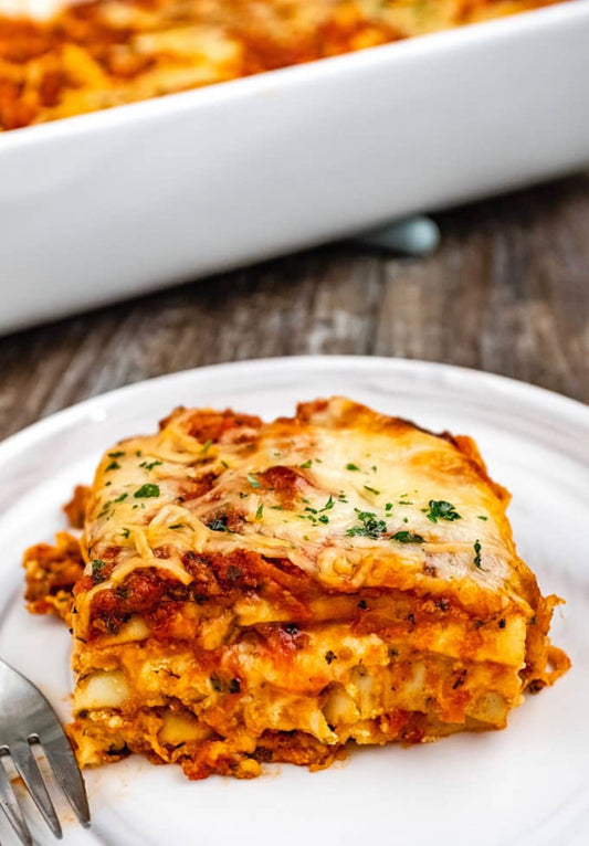 Lasagna and Green Beans