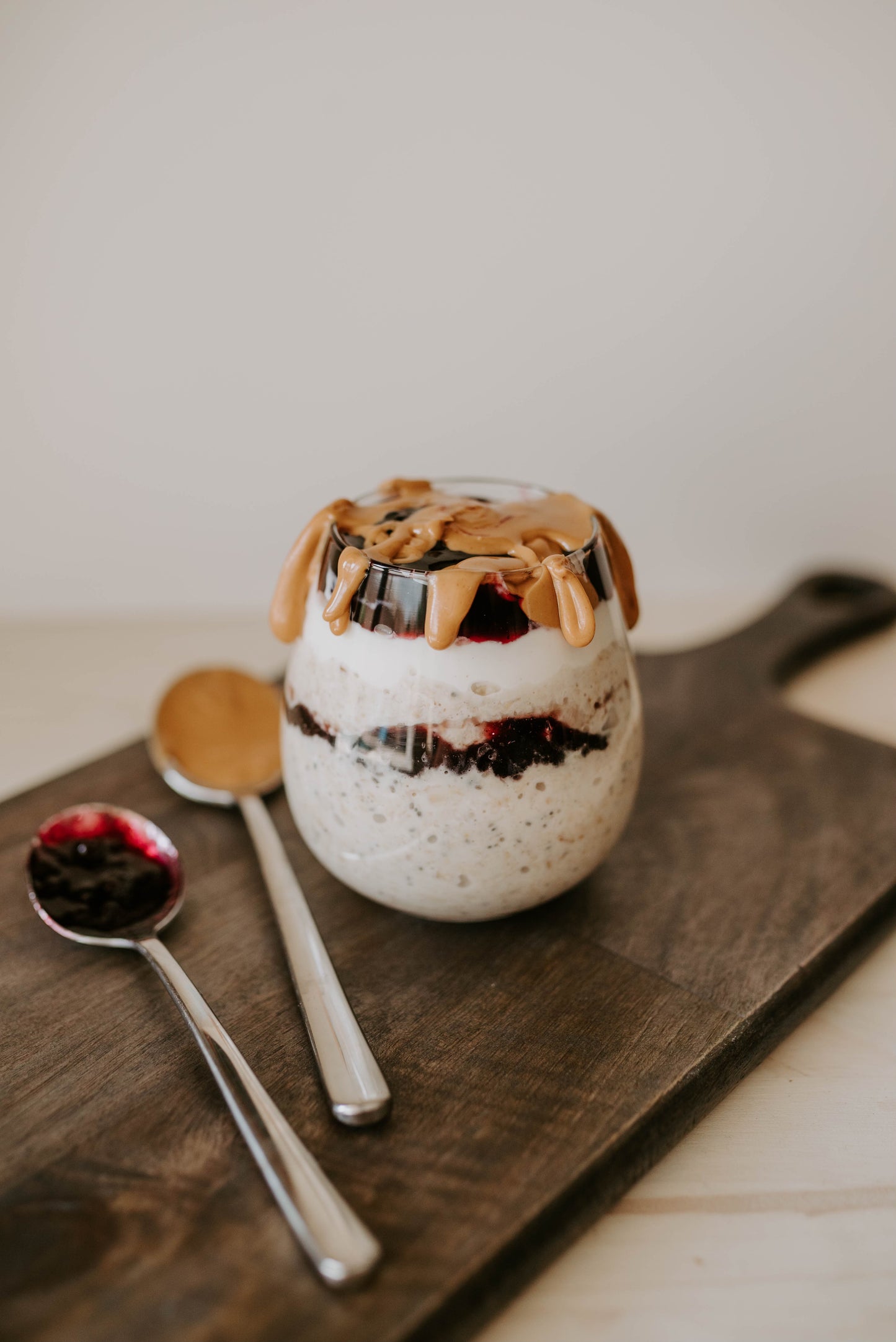 PB&J Overnight Oats